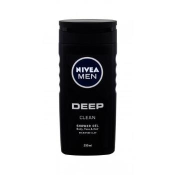 Nivea Men Deep Clean Body, Face & Hair 250 ml żel pod prysznic dla mężczyzn