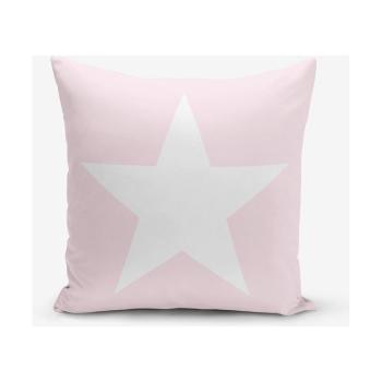 Poszewka na poduszkę z domieszką bawełny Minimalist Cushion Covers Star Pink, 45x45 cm