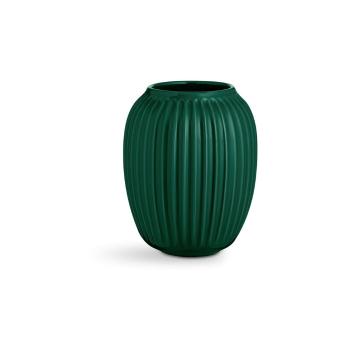 Zielony kamionkowy wazon Kähler Design Hammershoi, wys. 20 cm