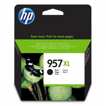 HP originální ink L0R40AE, HP 957XL, black, 3000str., 63,5ml, extra high capacity, HP pro Officejet Pro 8210, 8218, 8720, 8740