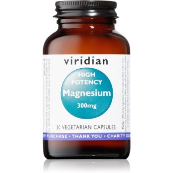 Viridian Nutrition High Potency Magnesium 300 mg kapsułki dla redukcji zmęczenia i wyczerpania 30 caps.