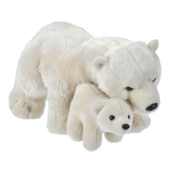 Wild Republic Zabawka pluszowa Mama i dziecko niedźwiedź polarny