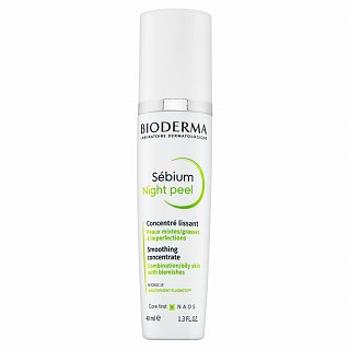 Bioderma Sébium Night Peel Smoothing Concentrate serum do twarzy na noc z ujednolicającą i rozjaśniającą skórę formułą 40 ml
