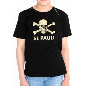 St. Pauli Koszulka dziecięca czarno-złota
