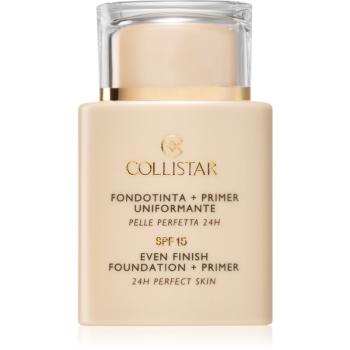 Collistar Even Finish Foundation+Primer 24h Perfect Skin make-up i baza pod podkład SPF 15 odcień 6 Sole 35 ml