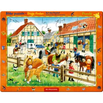 SPIEGELBURG COPPENRATH Puzzle Na farmie kucyków (25 elementów)