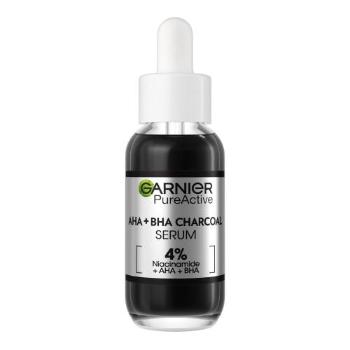 Garnier Pure Active AHA + BHA Charcoal Serum 30 ml serum do twarzy unisex