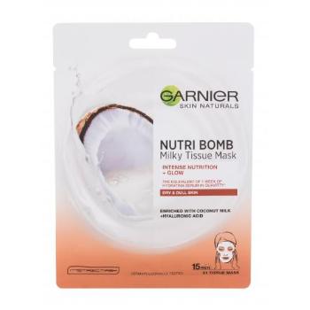 Garnier Skin Naturals Nutri Bomb Coconut + Hyaluronic Acid 1 szt maseczka do twarzy dla kobiet