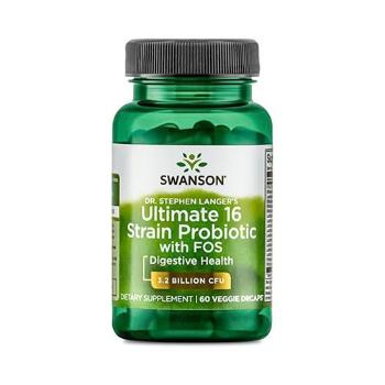 SWANSON Ultimate 16 Strain Probiotic with Fos - 60vcaps