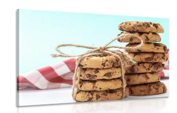 Obraz amerykańskie ciasteczka cookies - 120x80