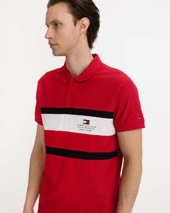 Tommy Hilfiger Cool Polo Koszulka Czerwony