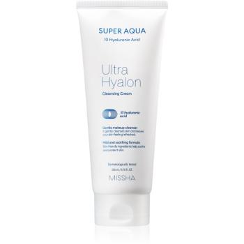 Missha Super Aqua 10 Hyaluronic Acid krem nawilżająco-oczyszczający 200 ml