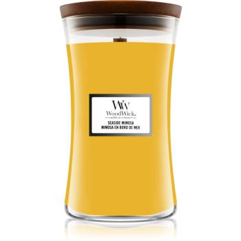 Woodwick Seaside Mimosa świeczka zapachowa z drewnianym knotem 609,5 g