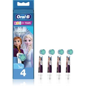 Oral B Kids 3+ Frozen końcówki wymienne do szczoteczki do zębów extra soft dla dzieci 4 szt.