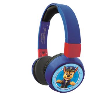 LEXIBOOK Paw Patrol 2 w 1 Słuchawki Bluetooth dla dzieci z wbudowanym mikrofonem