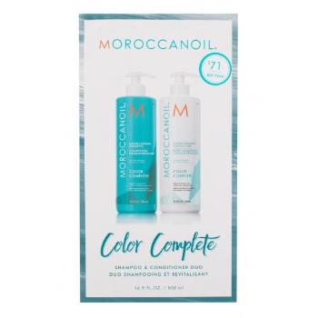 Moroccanoil Color Complete zestaw Szampon Color Complete 500 ml + Odżywka Color Complete 500 ml dla kobiet uszkodzony flakon