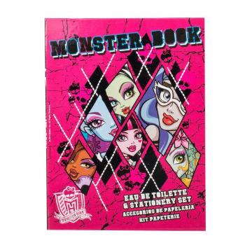 Monster High Monster High zestaw Edt 50 ml + Ołówek + Gumka + Notes + Naklejki dla dzieci