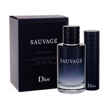 Christian Dior Sauvage zestaw Edt 100 ml + Edt 10 ml dla mężczyzn