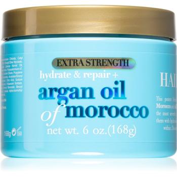 OGX Argan Oil Of Morocco Extra Strenght maseczka intensywnie odnawiająca do włosów zniszczonych 168 g