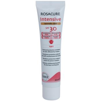 Synchroline Rosacure Intensive tonizujący balsam dla skóry wrażliwej skłonnej do zaczerwienień SPF 30 odcień Clair 30 ml