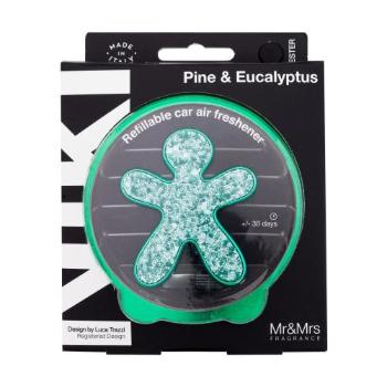 Mr&Mrs Fragrance Niki Fashion Pine & Eucalyptus 1 szt zapach samochodowy unisex