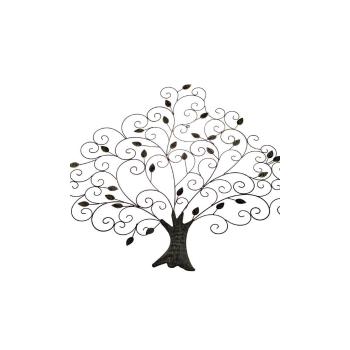 Brązowe metalowe wiszące drzewo dekoracyjne Dakls Tree
