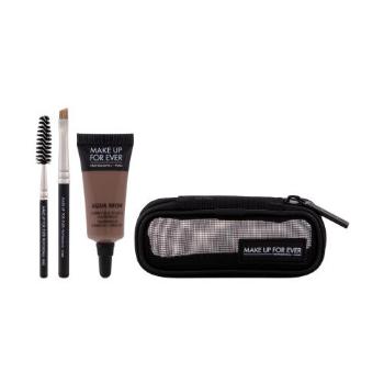 Make Up For Ever Aqua Brow Waterproof Eyebrow Corrector Kit 7 ml żel i pomada do brwi dla kobiet 20 Light Brown