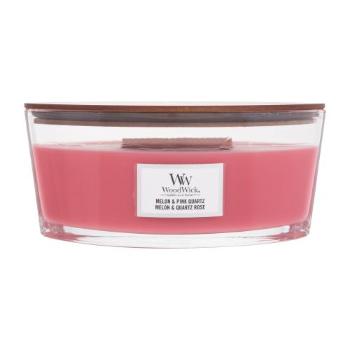 WoodWick Melon & Pink Quartz 453,6 g świeczka zapachowa unisex Uszkodzone opakowanie