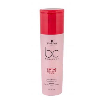 Schwarzkopf Professional BC Bonacure Peptide Repair Rescue 200 ml odżywka dla kobiet uszkodzony flakon