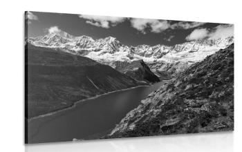 Obraz Park Narodowy Patagonia w Argentynie w wersji czarno-białej