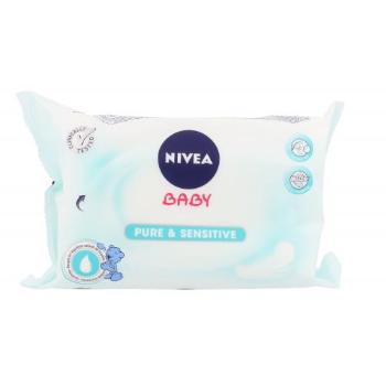 Nivea Baby Pure & Sensitive 63 szt chusteczki oczyszczające dla dzieci