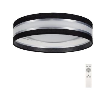 LED Ściemniany plafon SMART CORAL LED/24W/230V czarny/srebrny + pilot