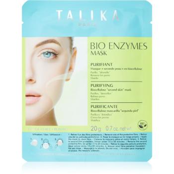 Talika Bio Enzymes Mask Purifying maseczka płócienna o działaniu oczyszczającym i odświeżającym. 20 g