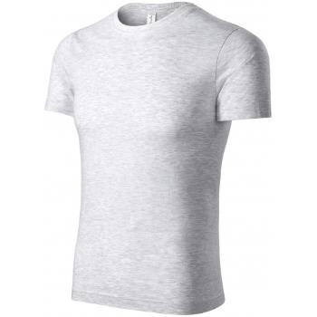 Lekka koszulka z krótkim rękawem, jasnoszary marmur, 4XL