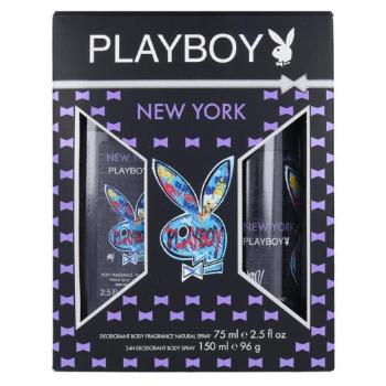 Playboy New York For Him zestaw 75ml Deodorant + 150ml Deodorant dla mężczyzn