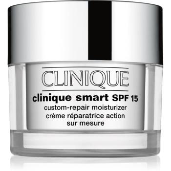 Clinique Clinique Smart™ SPF 15 Custom-Repair Moisturizer nawilżający krem na dzień przeciw zmarszczkom do skóry suchej i mieszanej SPF 15 50 ml