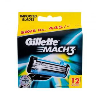 Gillette Mach3 12 szt wkład do maszynki dla mężczyzn Uszkodzone pudełko