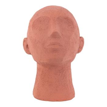 Figurka dekoracyjna w kolorze terakoty PT LIVING Face Art, wys. 22,8 cm