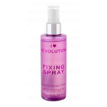 Makeup Revolution London I Heart Revolution Fixing Spray 100 ml utrwalacz makijażu dla kobiet