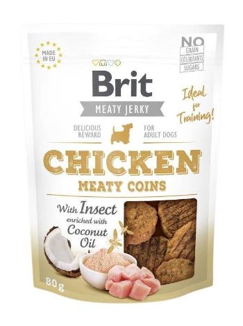 BRIT Jerky Chicken with Insect Meaty Coins 80 g przysmaki dla psa