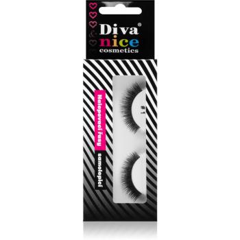 Diva & Nice Cosmetics Accessories naklejane sztuczne rzęsy z naturalnych włosów No. 1