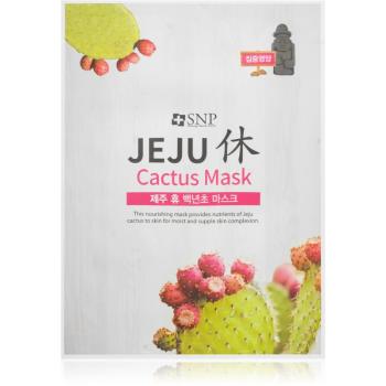 SNP Jeju Cactus maska nawilżająca w płacie o działaniu odżywczym 22 ml