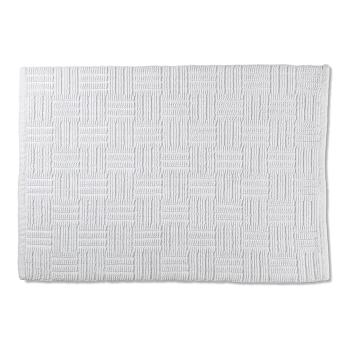 Biały bawełniany dywanik łazienkowy Kela Leana, 50x80 cm