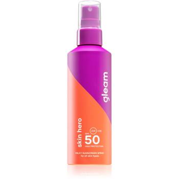 Gleam Skin hero lekki spray do opalania SPF 50 200 ml