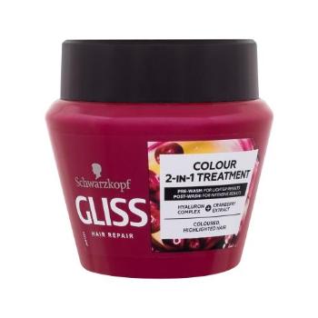 Schwarzkopf Gliss Colour Perfector 2-in-1 Treatment 300 ml maska do włosów dla kobiet