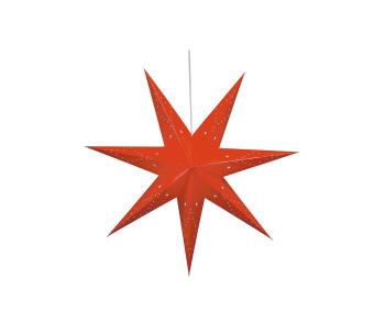 Markslöjd 8101,130 - Dekoracja bożonarodzeniowa SATURNUS 1xE14/25W/230V śr. 75 cm czarwona