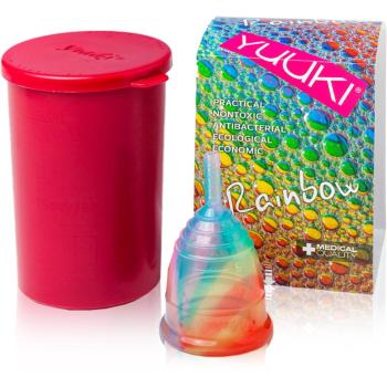 Yuuki Rainbow Jolly 1 + cup kielich menstruacyjny rozmiar small (⌀ 41 mm, 14 ml) 1 szt.