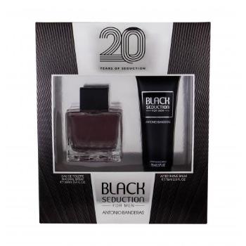 Antonio Banderas Seduction in Black zestaw Edt 100 ml + Balsam po goleniu 75 ml dla mężczyzn