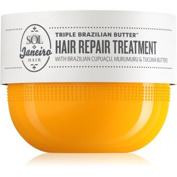 Sol de Janeiro Triple Brazilian Butter™ Hair Repair Treatment intensywnie nawilżająca i odżywcza maseczka do włosów suchych i zniszczonych 238 ml