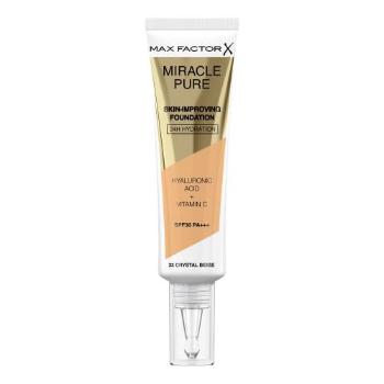 Max Factor Miracle Pure Skin-Improving Foundation SPF30 30 ml podkład dla kobiet 33 Crystal Beige